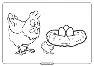 Free Printable Animals Bird Pdf Coloring Pages 08