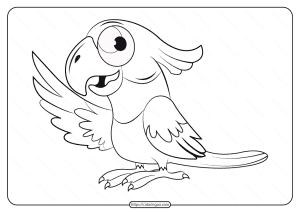 Free Printable Animals Bird Pdf Coloring Pages 11