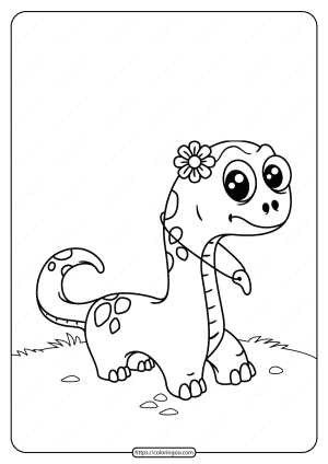 Free Printable Animals Dinosaur Coloring Pages 15