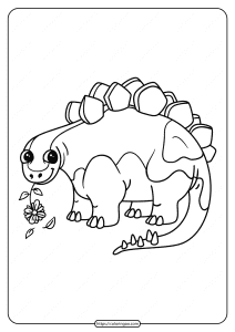 free printable animals dinosaur coloring pages 20