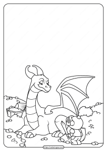 free printable animals dinosaur coloring pages 25