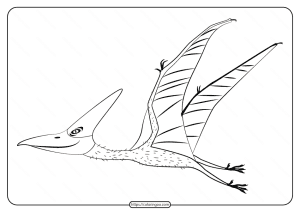 Free Printable Animals Dinosaur Coloring Pages 26