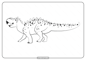 Free Printable Animals Dinosaur Coloring Pages 29
