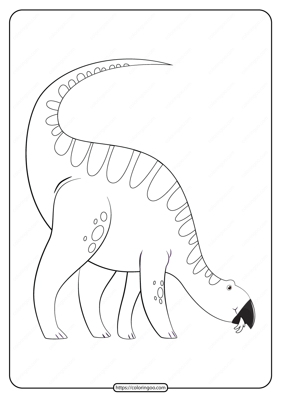free printable animals dinosaur coloring pages 33