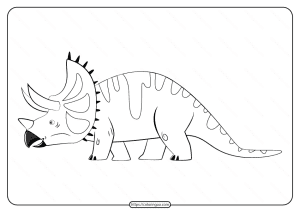 free printable animals dinosaur coloring pages 36