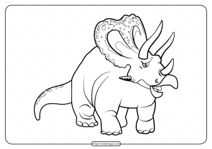 Free Printable Animals Dinosaur Coloring Pages 38