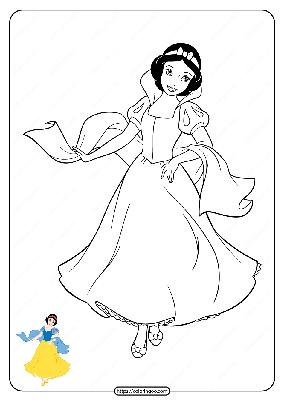 Disney Princess Coloring Pages Free Printable Infoupdate
