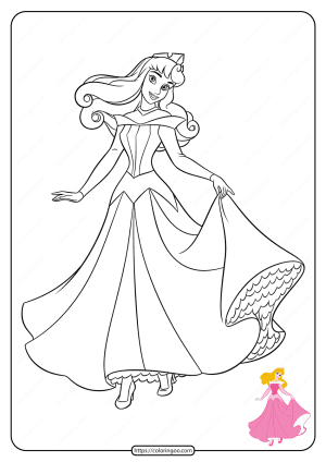 Free Printable Disney Princess Coloring Pages 02