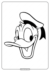 free printable donald duck pdf coloring page 25