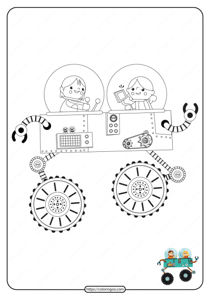 free printable interesting spacecraft pdf coloring page