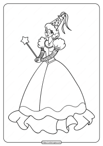 free printable princess pdf coloring pages 06