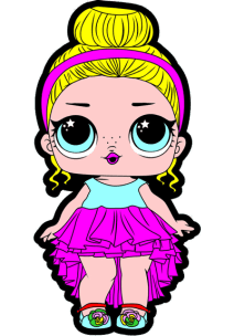 Printable Lol Doll Surprise Go to Party Coloring Page