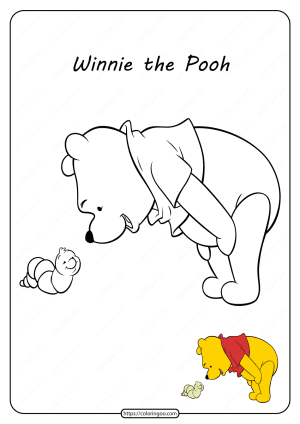 Printable Winnie the Pooh Pdf Coloring Pages 12