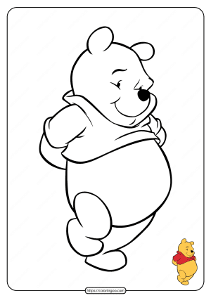 Printable Winnie the Pooh Pdf Coloring Pages 14