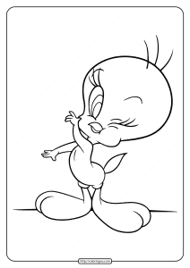 free printable tweety coloring pages