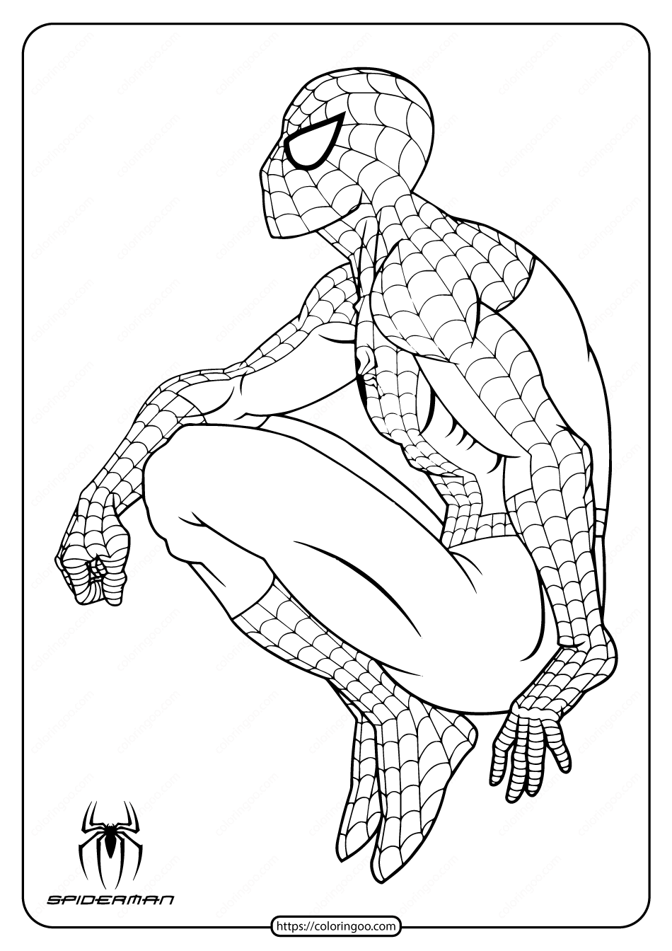 Download 139+ Spider Man Superhero Coloring Pages PNG PDF ...
