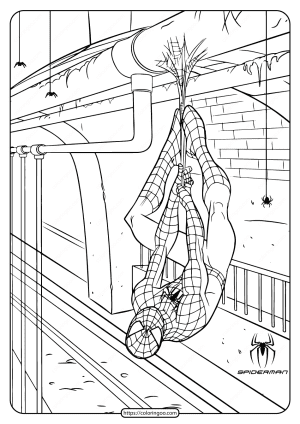 Marvel Spiderman Coloring Pages