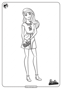 printable barbie fashionistas pdf coloring pages 05