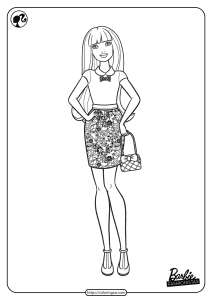 printable barbie fashionistas pdf coloring pages 06