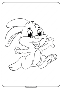 printable cute baby rabbit coloring pages