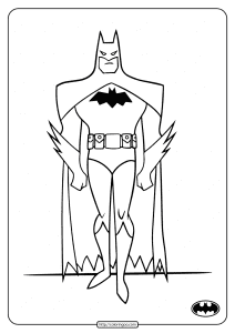 printable dark knight batman coloring pages