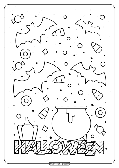 free printable halloween coloring pages