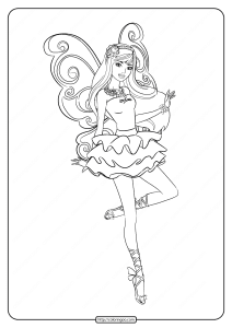 printable barbie fairy secret coloring pages 01