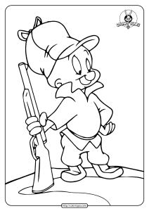 printable elmer fudd coloring pages