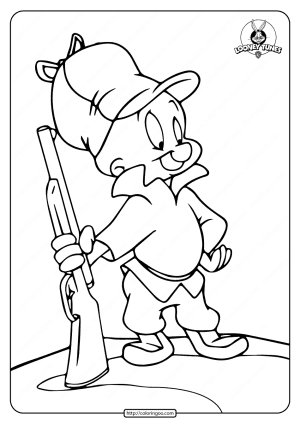 Printable Elmer Fudd Coloring Pages