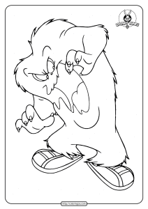 printable gossamer coloring pages