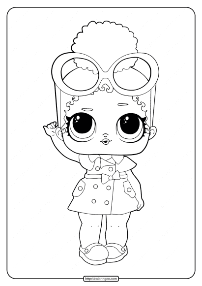 printable lol surprise boss queen coloring pages