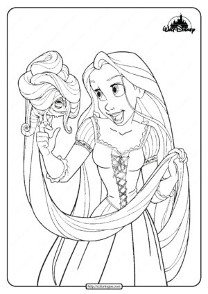 printable-rapunzel-and-her-pet-pascal-coloring-page