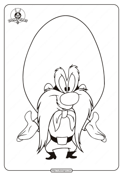 printable yosemite sam coloring pages