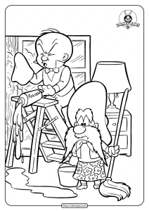 printable yosemite sam pdf coloring pages