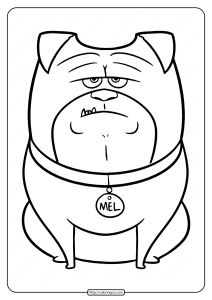 printable dog coloring pages