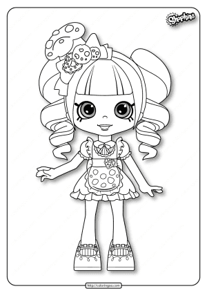printable shopkins coco cookie coloring pages
