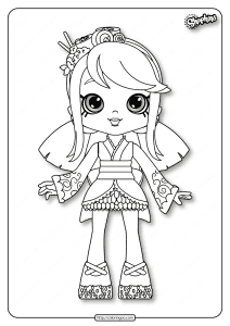 printable shopkins sara sushi coloring pages