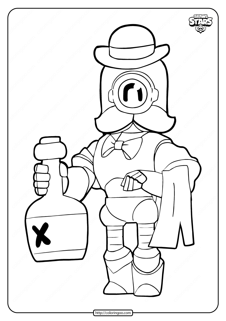 Wizard Barley Brawl Stars Coloring Pages
