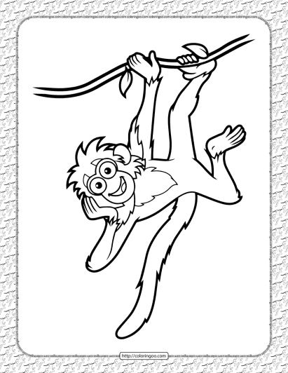 bobo coloring page