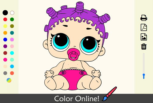 Color Online Lil Roller Sk8ter
