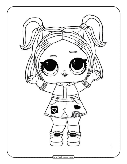 free lol surprise coloring pages