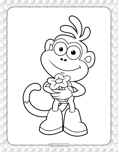 free printable boots coloring pages