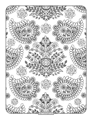 Free Printable Adult Coloring Page