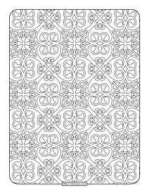 printable geometric filigree coloring page