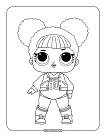 printable lol surprise hoops mvp coloring page