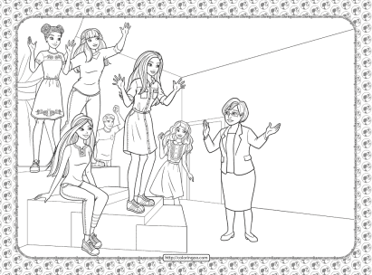 barbie princess adventure coloring pages 05