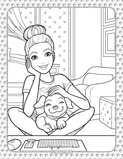 barbie princess adventure coloring pages 20