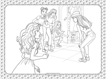 barbie princess adventure coloring pages 24