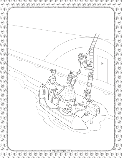 barbie princess adventure coloring pages 30