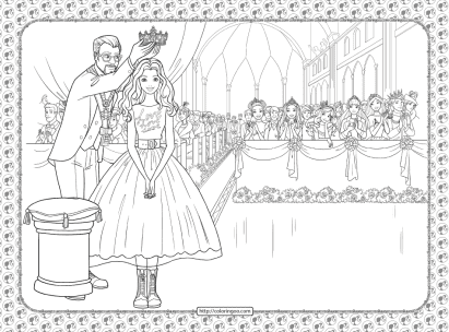 barbie princess adventure coloring pages 33